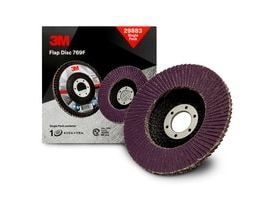 3M™ Flap Disc 769F, 29883, 40+, T27, 4-1/2 in x 7/8 in, 10 ea/Case