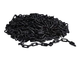 BradyLink Warning Chains, Black, 2" W x 100' L, Polyethylene