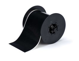 All Weather Permanent Adhesive Vinyl Label Tape for B30 Printers - 4" Black