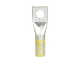 3M™ Scotchlok™ Copper One Hole Long Barrel Lug 31049, up to 35 kV, 250 kcmil, Yellow, 10/Case