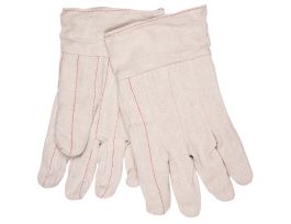 GLOVES COTTON NAP IN BAND TOP L DZ 1PR