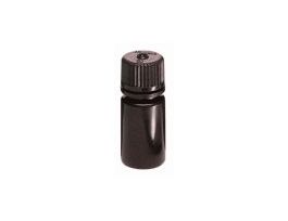 Amber Narrow-mouth HDPE Bottles, 30 mL, 12/Pk
