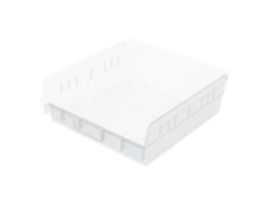 BIN SHELF BIN 11-5/8 X 11-1/8 X 4 CLEAR