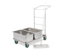 STAINLESS STEEL RECTANGULAR BUCKET