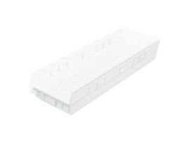 BIN SHELF BIN 23-5/8 X 6-5/8 X 4 CLEAR