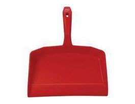 DUST PAN HYGIENIC PP RED 11.4X13.2X3.5IN