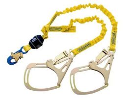 3M™ DBI-SALA® EZ-Stop™ F2 100% Tie-Off Stretch Web Shock-Absorbing Lanyard 1246350, 6 ft