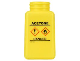 BOTTLE ONLY YELLOW ESD 6OZ HCS ACETONE
