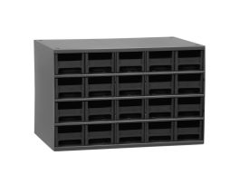 CABINET 19-SERIES STEEL W/ 20 BLK DRWRS