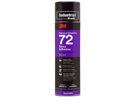 3M™ Pressure Sensitive Spray Adhesive 72, Blue, 24 fl oz Can (Net Wt 17.3 oz), 12/Case, NOT FOR SALE IN CA AND OTHER STATES