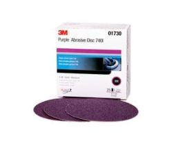 3M™ Imperial™ Hookit™ Disc 740I, 01730, 5 in, 36E, 25 discs per box, 4 boxes per case