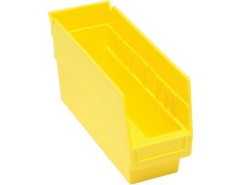 11 5/8INX 4 1/8INX 4IN SHELF BIN YELLOW