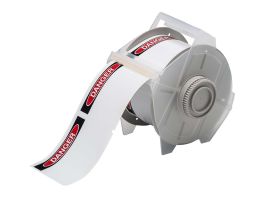 All Weather Permanent Adhesive Vinyl Labels for GlobalMark Printer - 2.25" x 3.25" OSHA DANGER Header