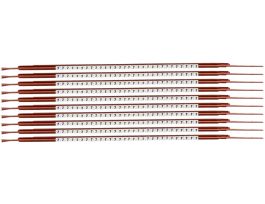 ClipSleeve Wire Markers Size 03 Nylon 26 AWG - 24 AWG, 7 Pack of 300 Each