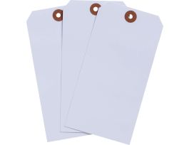 Blank Write-On Tags, 6.25" H x 3.125" W, Cardstock, White 1000/PK
