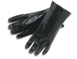 GLOVES PVC LINED PK12