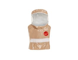 Tychem® 5000 Hood.  Standard Visor, Taped Seams, 6/CS, Tan