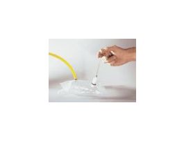 Kynar Gas Sampling Bag, 9" x 9", On/Off and Septum valves