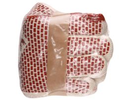 GLOVES RED BRICK 2PLY NITRILE CS36