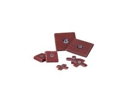 Standard Abrasives™ S/C Cross Pad 724346, 8 PLY, 2 in x 2 in x 1/2 in, 8-32, 120, 100/Carton, 1000 ea/Case