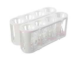 Modular Tube Rack System, white, 7 to 50 mL tubes, 2/pk