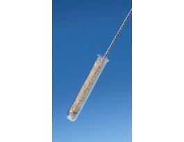 Nylon Radial Tube Brush, 10" Handle, 3"L x 0.625" Dia Brush; 12/Pk