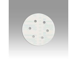 3M™ Hookit™ Microfinishing Film Disc 268L, 40 Mic 3MIL, Type D, 6 in x NH, D/F 8HL, Die 600HY, 25/Bag, 500 ea/Case