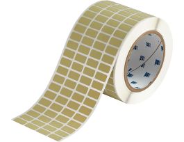 Matte Amber Polyimide Circuit Board Labels 0.375 in H x 0.7 in W Amber 10000/RL