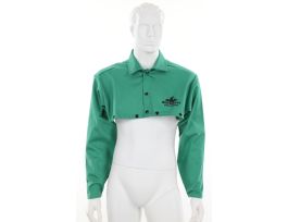 CAPE SLEEVE WITH OPEN BACK GREEN 9OZ