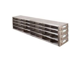 Upright Freezer Drawer Rack for 96/384-Well Plates, 96-Well Boxes, or Boxes w/ 2 1/8" Max H, 7 x 4 Array