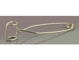 CLAMP T-TUBE STODDARD - BRASS