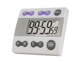 Four-Channel, Jumbo-Display Clock/Timer