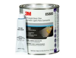 3M™ Lightweight Body Filler, 05800, 1 qt, 6 per case