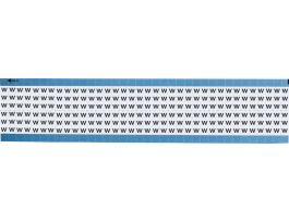 Alphabetical Vinyl Upper Case Scored Wire Marking Cards, W 1800 Total