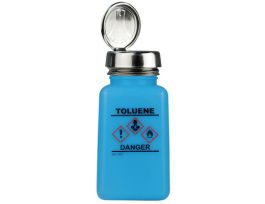 DISPENSER ONE-TOUCH BLUE ESD 6OZ TOLUENE
