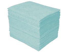 Universal Plus Chemical Absorbent Pads - Medium Weight, 15"x 19", Absorbency Capacity 20.5 gal