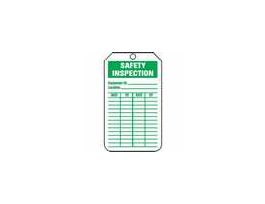Tag, Safety Inspection, 5 7/8" X 3 1/8", PF-Cardstock