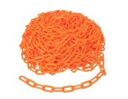 BradyLink Warning Chains, Orange, 2" W x 100' L, Polyethylene