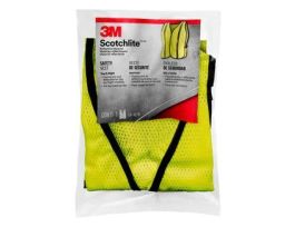 3M™ Scotchlite™ Reflective Material Day/Night Safety Vest, 94601H1-DC, 8/cs