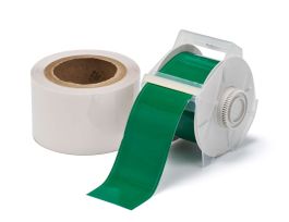 GlobalMark ToughStripe Floor Marking Tape 2.25 in W x 100 ft L Green, Clear