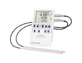 Traceable Memory-Loc Datalogging Low-Temp Thermometer with Calibration; 2 SS Probes