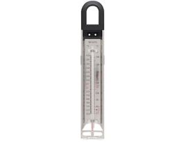 Candy / Deep Fry Analog Glass Tube Thermometer with Eteched Temperature Zones in Glass