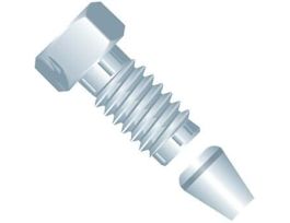 Fittings for Valve Models 7010/7125, SS; 1/EA