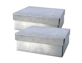 CRYOBOX W/DRAIN HOLE ALM 5.25X 5.25X 2IN