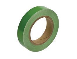 Solid Color Banding Tape for Pipe Marking - Roll Form, Pressure Sensitive Vinyl, Green, 1" x 30 Yd