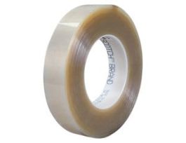 3M™ Polyester Tape 8412, Transparent, 0.65 in x 72 yd, 6.3 mil, 64 rolls per case