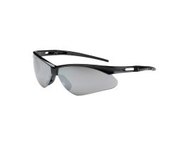 Anser, Slv Mir Lens, AS, Blk Frm, Rubber Tmpl Tips, Incl Neck Cord