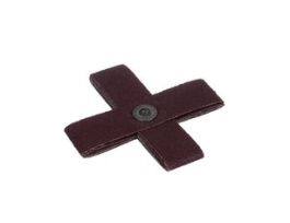 Standard Abrasives™ A/O Cross Pad 704000, 8 PLY, 4 in x 4 in x 1 in,1/4-20, 60, 25/Carton, 250 ea/Case