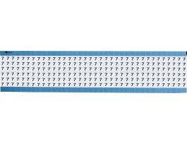 Numerical Wire Markers Permanent Adhesive Vinyl 0.75 in H Legend: 7, 1800 Total