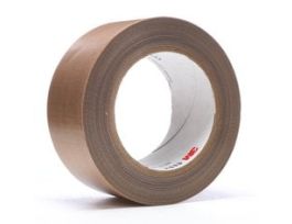 3M™ General Purpose PTFE Glass Cloth Tape 5153, Light Brown, Variable Width x 36 yd